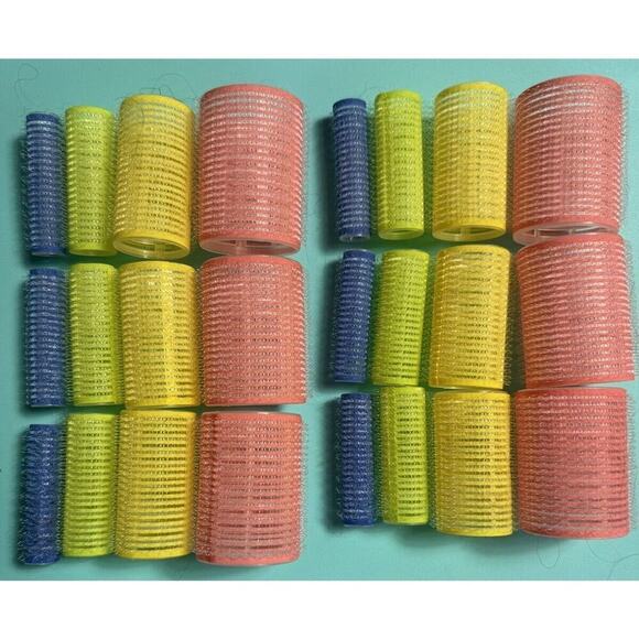 -Hair Rollers Avon Advance‎ Techniques No Clip Rollers Set of 24 - Picture 3 of 3